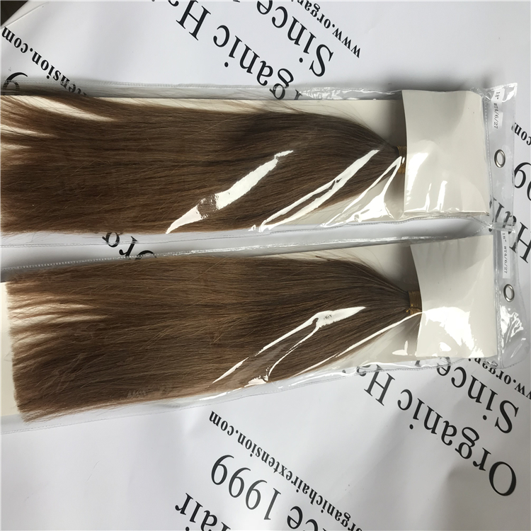Balayage hand tied weft hair extensions #4/#6/#27 H37